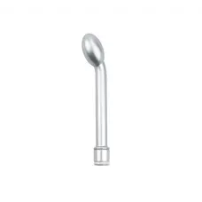 LoveToy G Spot vibrator Silver - Вибратор для точки G, 21х3.5 см