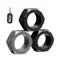 Tom of Finland 3 Piece Cock Nuts - набір ерекційних кілець, 2.544 см