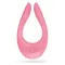 Satisfyer Partner Multifun 2 - многофункциональный вибратор для пар, 13х7х3.5 см (розовый)
