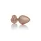 Металева анальна пробка Boys of Toys Jewellery Pearl Gold Plug – розмір M
