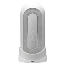 Tenga Flip Zero EV ( Electronic Vibbration) - розкладний японський мастурбатор з вібрацією, 18х7.5 см (білий)