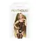Penthouse Miss Curvy - Бодистокинг с силуэтным рисунком и имитацией подвязок, XL (чёрный)