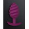 Gvibe Gplug Twist 2 - Витая анальная пробка для длительного ношения, 10.5х3.9 см (фуксия)