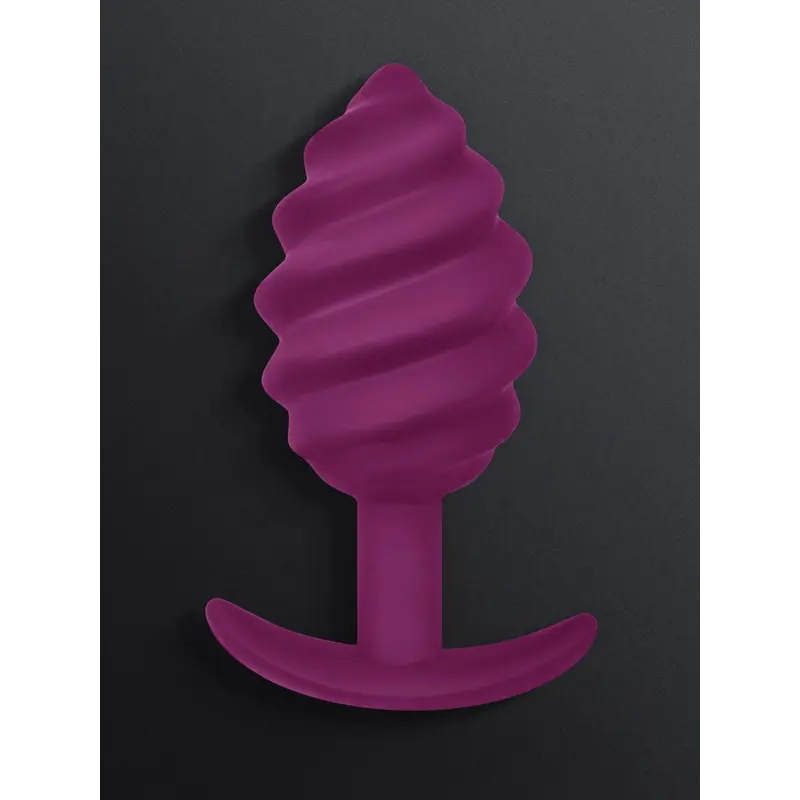 Gvibe Gplug Twist 2 - Витая анальная пробка для длительного ношения, 10.5х3.9 см (фуксия)