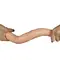 LoveToy King Size Realistic Ladykiller Tapered Double Penetration 14 " - Большой двухсторонний фаллоимитатор реалистик, 36.5х4 см