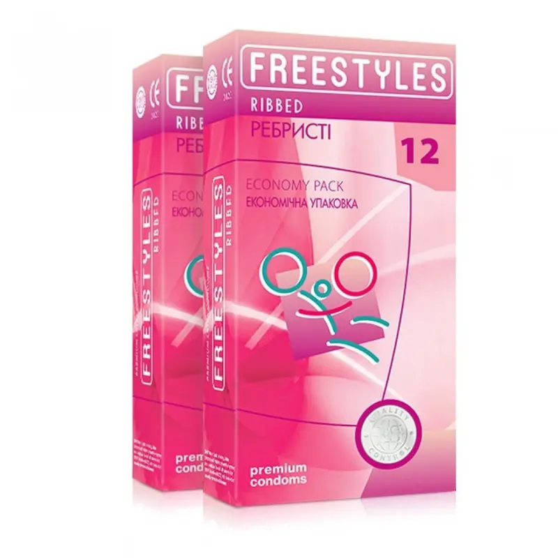 Freestyles Ribbed, 12 шт Freestyles Ribbed, 12 шт