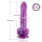 Реалістичний вібратор 8.2″ для секс-машин Hismith Purple Silicone Dildo
