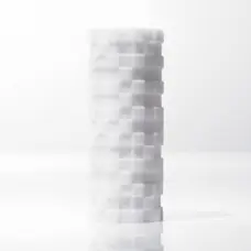Tenga 3D Module - Мастурбатор з модульною текстурою, 24х7 см (білий)