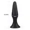 LoveToy Lure Me Large Anal Plug – силіконова анальна пробка, 12.5х3 см (чорний)