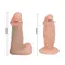 LyBaile Jessica Strap-On - Страпон с двумя насадками, 10.5х3 см (телесный)