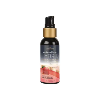 Sensuva Hybrid Strawberry - Змазка водно-силіконова для оральних ласок, 57 мл.