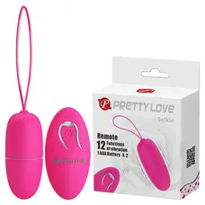 Pretty Love Selkie Wireless Egg Pink - віброяйце з дистанційним пультом управління, 6,9х3.0 см (рожевий)