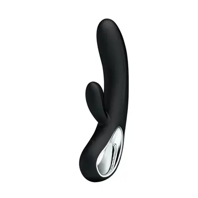 LyBaile Pretty Love Elmer - Силиконовый вибратор, 11.5х3.5 см (чёрный)
