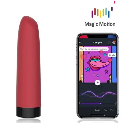 Magic Motion Awaken - Смарт Міні-вібратор (червоний), 9.5х2.2 см