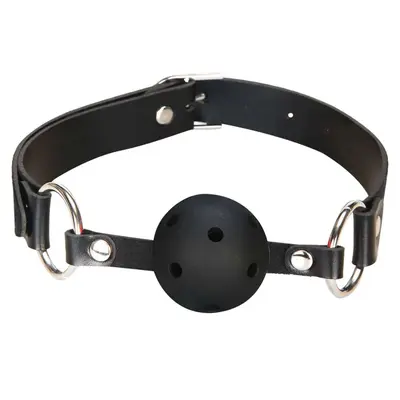 Кляп Ouch! Ball Gag With Leather Straps