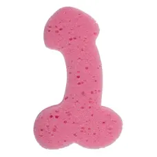 Sponge Willy Pink - Губка для ванной в форме пениса, 19 см (розовый)