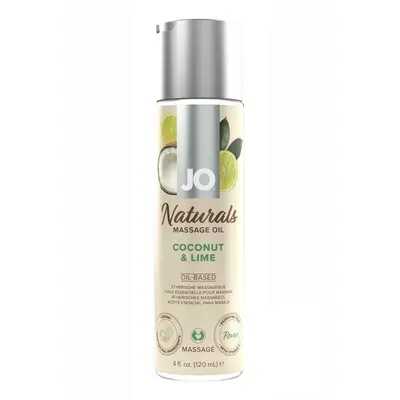 System JO - Naturals Massage Oil - Coconut & Lime - Масажна олія, 120 мл