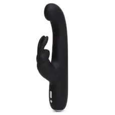 Happy Rabbit Slimline G-Spot – тонкий вібратор кролик для стимуляції точки G, 24.1х3.4 см