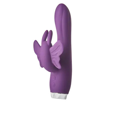 Dream Toys Flirts Butterfly - Вібратор-кролик, 17 см (фіолетовий)