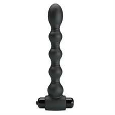 LyBaile Pretty Love Lynn Anal Stimulator - Анальная пробка с вибрацией, 8.2х2.6 см (чёрная)