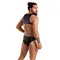 Passion - 056 BODY ADAM black - Сексуальний чоловічий боді, XXL/XXXL