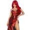 Еротична сукня Leg Avenue Shimmer bodysuit with skirt, L