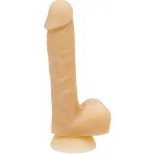 Addiction David 8" Bendable Silicone Dong - Реалістичний силіконовий фалоімітатор на присосці, 15.2х3.8 см
