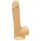 Addiction David 8" Bendable Silicone Dong - Реалистичный силиконовый фаллоимитатор на присоске, 15.2х3.8 см
