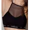 Passion PS006 top спортивний топ із прозорою вставкою, S (чорний)