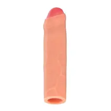 Real Body Real Extender Biggy - насадка на член із закритою головкою, +4 см (тілесний)