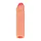 Real Body Real Extender Biggy - насадка на член с закрытой головкой, +4 см (телесный)