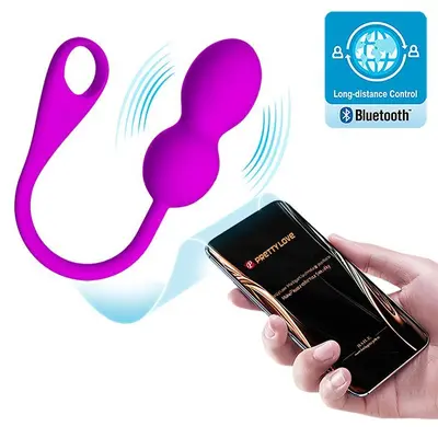 Pretty Love Elvira Phone Control Vibro Balls вагінальні віброкульки з керуванням зі смартфона, 14.5х3.2 см