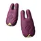 Zalo - Nave Velvet Purple - Комплект смарт-вибраторов для сосков с насадками (фиолетовый)