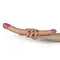 LoveToy King Size Realistic Ladykiller Tapered Double Penetration 14 " - Большой двухсторонний фаллоимитатор реалистик, 36.5х4 см