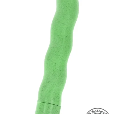 Fuck Green Organic Wave Vibrator - Вибратор, 18 см (зеленый)