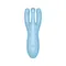 Satisfyer Threesome 4 - Вибратор для клитора, 14х5.6 см (голубой)
