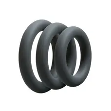 Doc Johnson OptiMALE 3 C-Ring Set Thick набор эрекционных колец, 3 шт