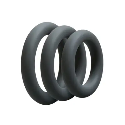 Doc Johnson OptiMALE 3 C-Ring Set Thick набор эрекционных колец, 3 шт