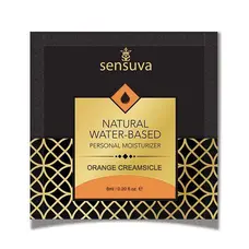 Sensuva - Natural Water-Based Orange Creamsicle - Пробник лубриканта, 6 мл