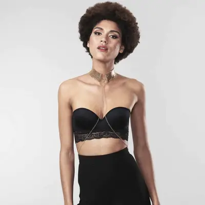 Bijoux Indiscrets Desir Metallique Collar - Прикраса на шию, (золотий)