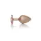 Металева анальна пробка Boys of Toys Jewellery Pearl Gold Plug – розмір M