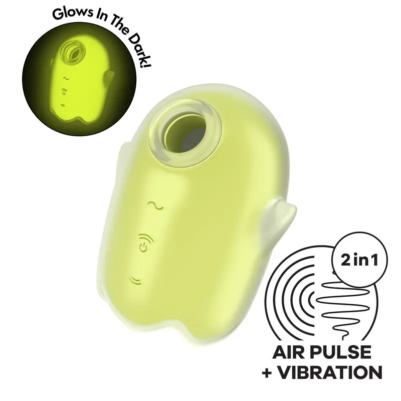 Вакуумный стимулятор Satisfyer Glowing Ghost