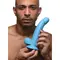 Pop Peckers 7.5" Dildo With Balls - Blue - Фаллоимитатор, 21,5 см (голубой)