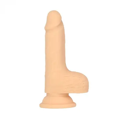 Bms Factory Naked Addiction 6.5" Thrusting Dong With Remote - Вибратор с пульсацией, 16.5х3.4 см