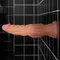 Dual-Layered Silicone Nature Cock 9.5" - Фалоімітатор, 24.5 см (тілесний)