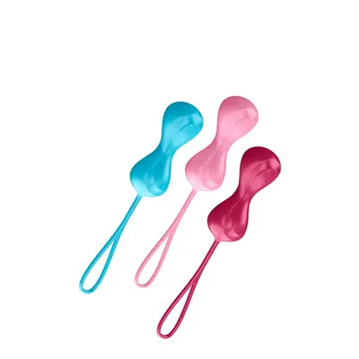 Satisfyer Power Ball - вагинальные шарики со смещенным центром тяжести, 8х3.4 см, (разноцветный)