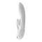 Satisfyer Double Flex - Вібратор-кролик з трьома моторчиками, 20.1х4.6 см (білий)