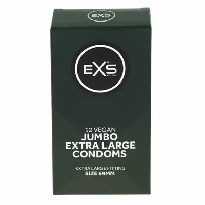 EXS Jumbo Extra Large Condoms, 12 шт.
