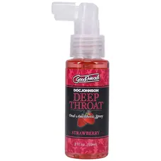 Doc Johnson GoodHead DeepThroat Spray – спрей для глибокого мінету, 59 мл (полуниця)