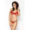 Passion Coctail Bikini - Комплект белья: лиф с бантиками, стринги-ниточки, L/XL (красный)
